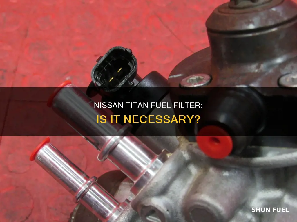 does a 2004 nissan titan have a fuel filter