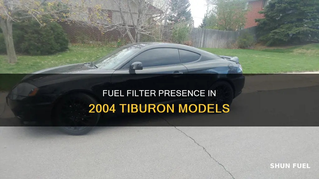 does a 2004 tiburon have fuel filter
