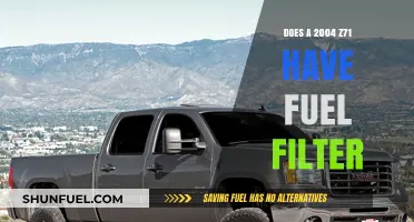 Fuel Filter Presence in 2004 Z71 Models