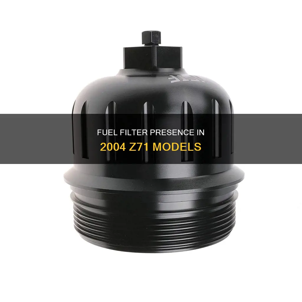 does a 2004 z71 have fuel filter