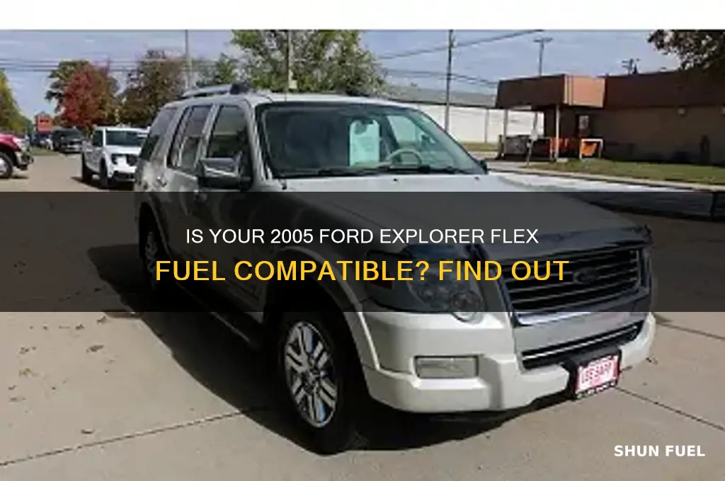 does a 2005 ford explorer use flex fuel