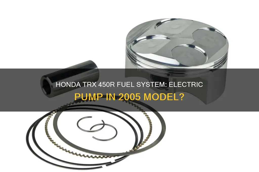 does a 2005 honda trx 450r have electric fuel pump