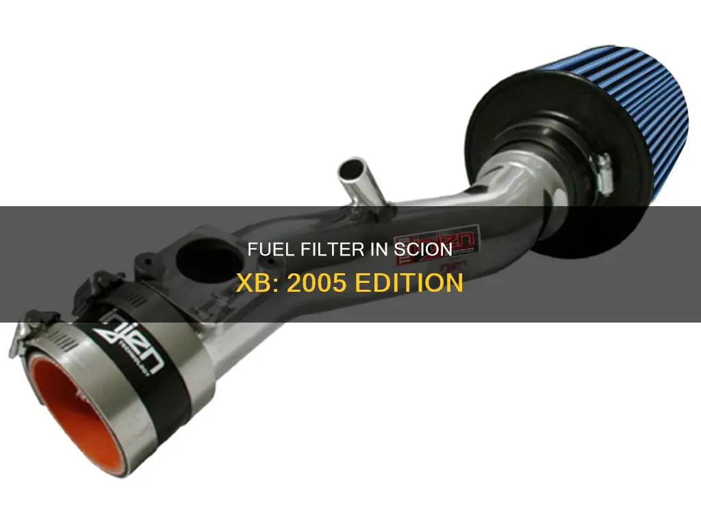 does a 2005 scion xb have a fuel filter