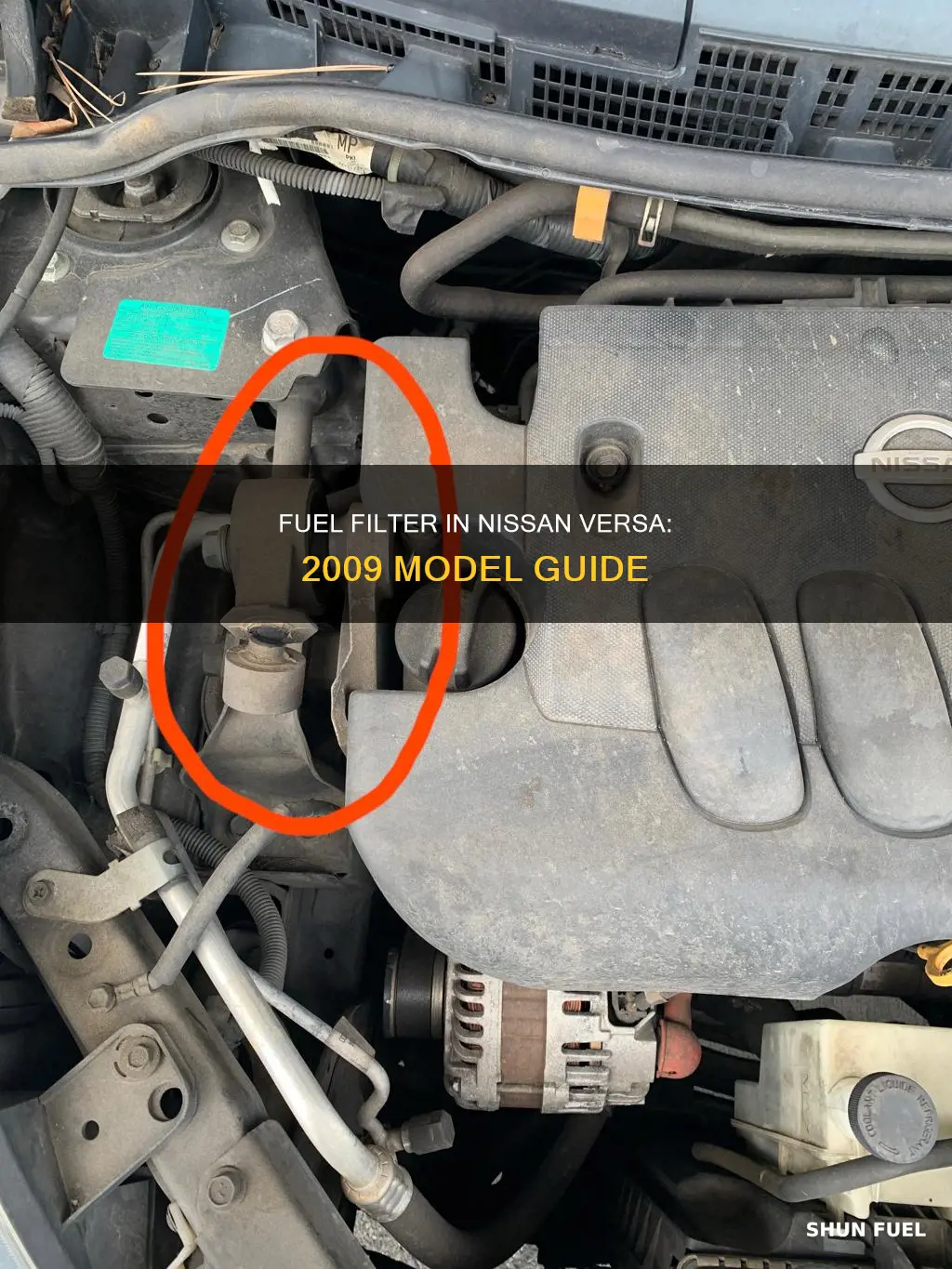 does a 2009 nissan versa have a fuel filter