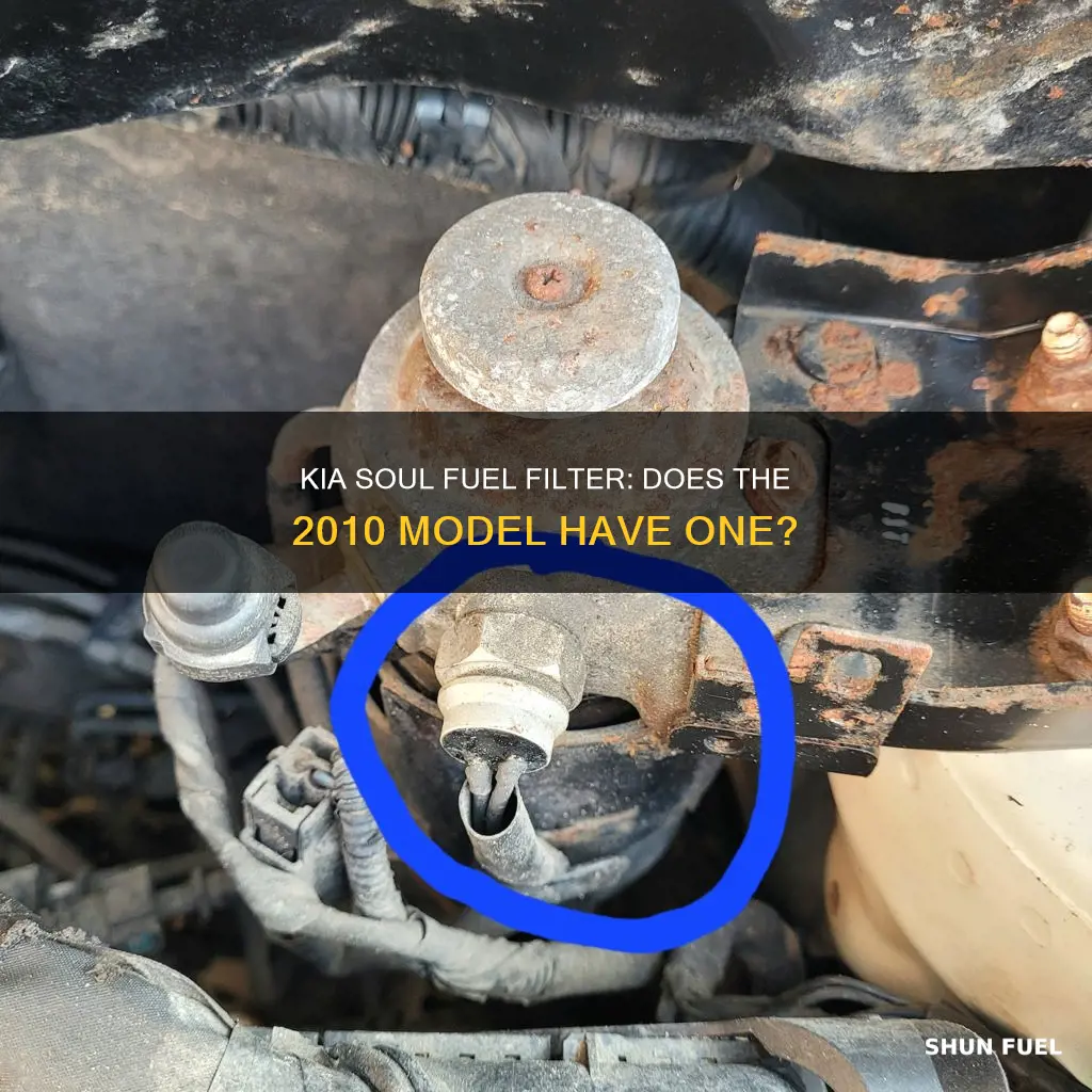 does a 2010 kia soul have a fuel filter