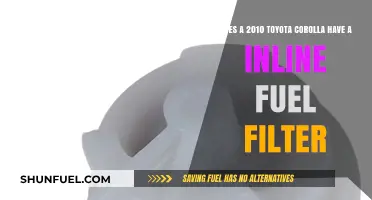Corolla Fuel Filter: Does the 2010 Model Have One?