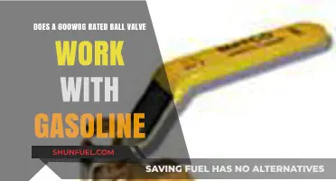 Can a 600WOG Ball Valve Handle Gasoline Applications?