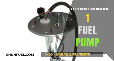 Exploring the 1997 Ford Explorer's Fuel Pump Configuration: Single or Multiple?