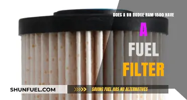 Where is the Fuel Filter on a 1998 Dodge Ram 1500?