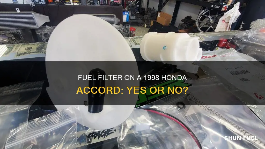 does a 98 honda accord have a fuel filter