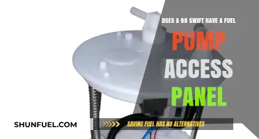 Swift Fuel Pump Access: Does the 99 Model Have a Panel?