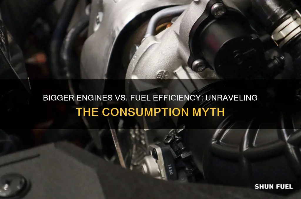 does a bigger engine use more fuel