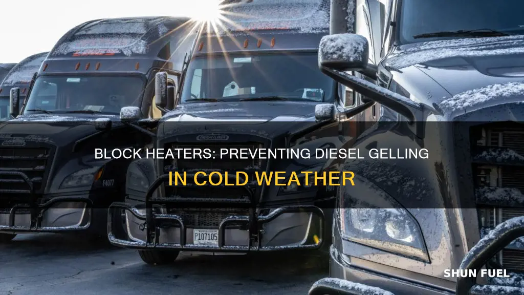does a block heater keep diesel fuel from gelling