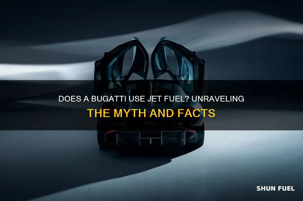 does a bugatti use jet fuel