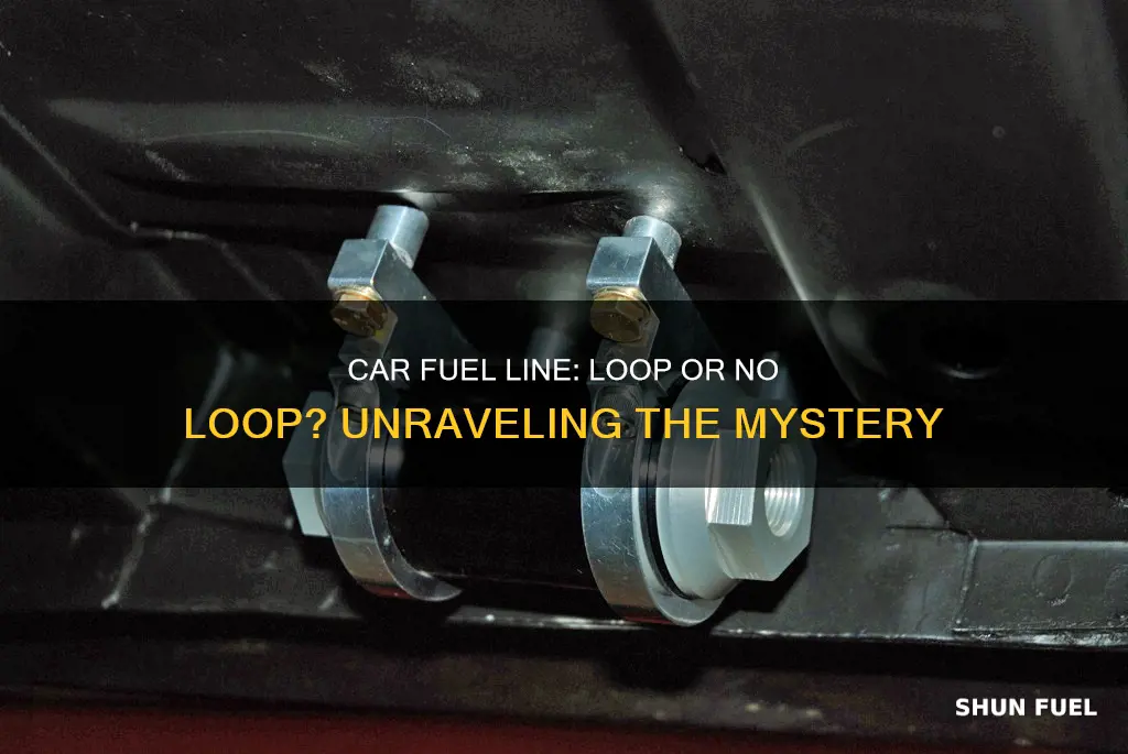 does a car fuel line need a loop on it