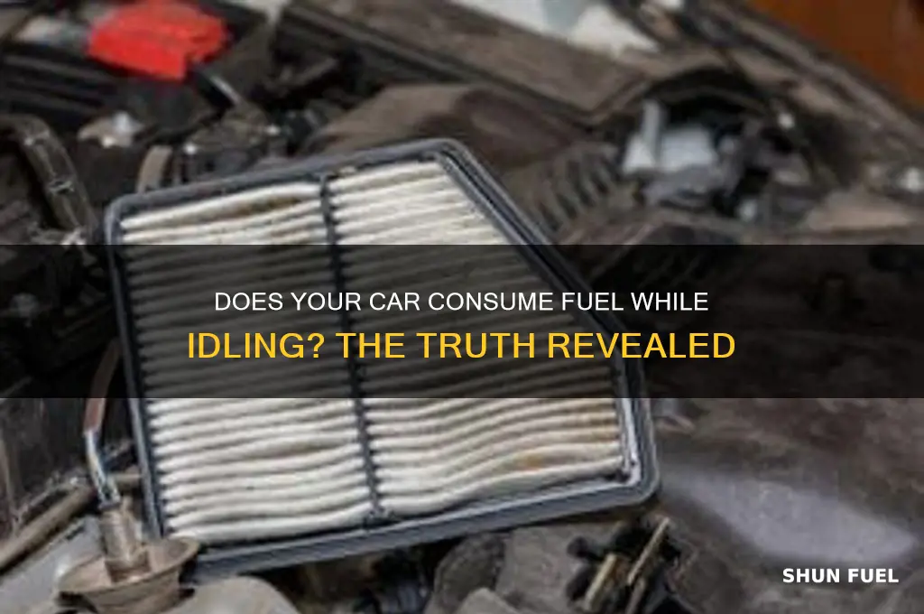 does a car use fuel when idling