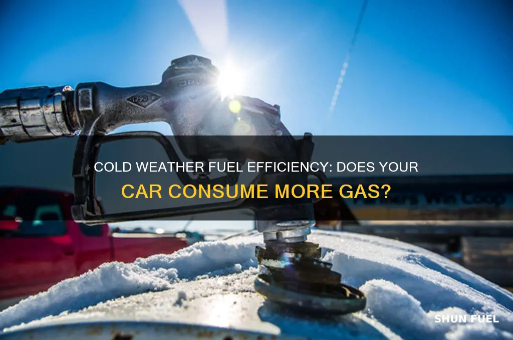does a car use more fuel in cold weather