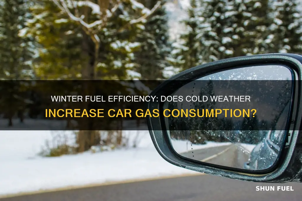 does a car use more fuel in winter