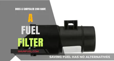 Chrysler 200 Fuel Filter: Where Is It?