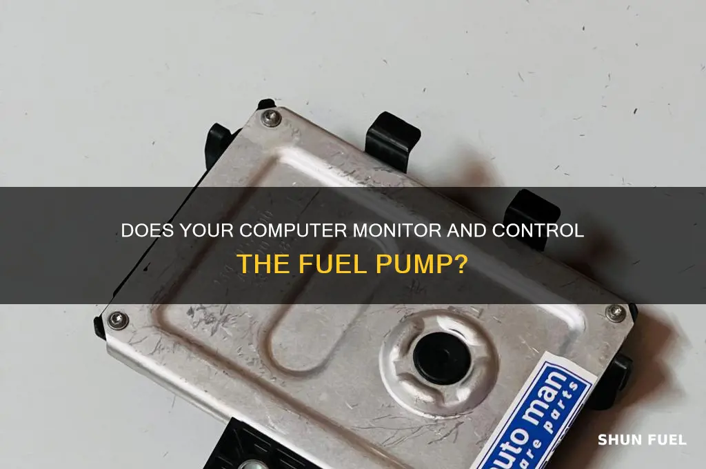 does a computer check the fuel pump