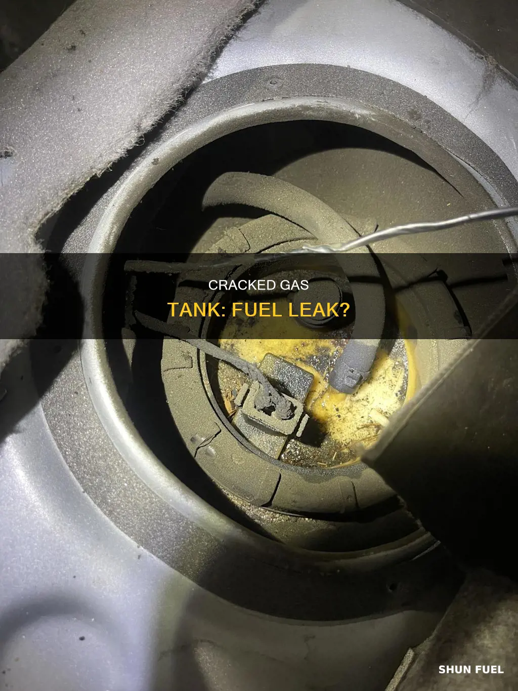 does a crack in gas tank leak fuel
