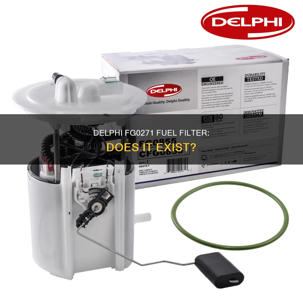 does a delphi fg0271 have a fuel filter