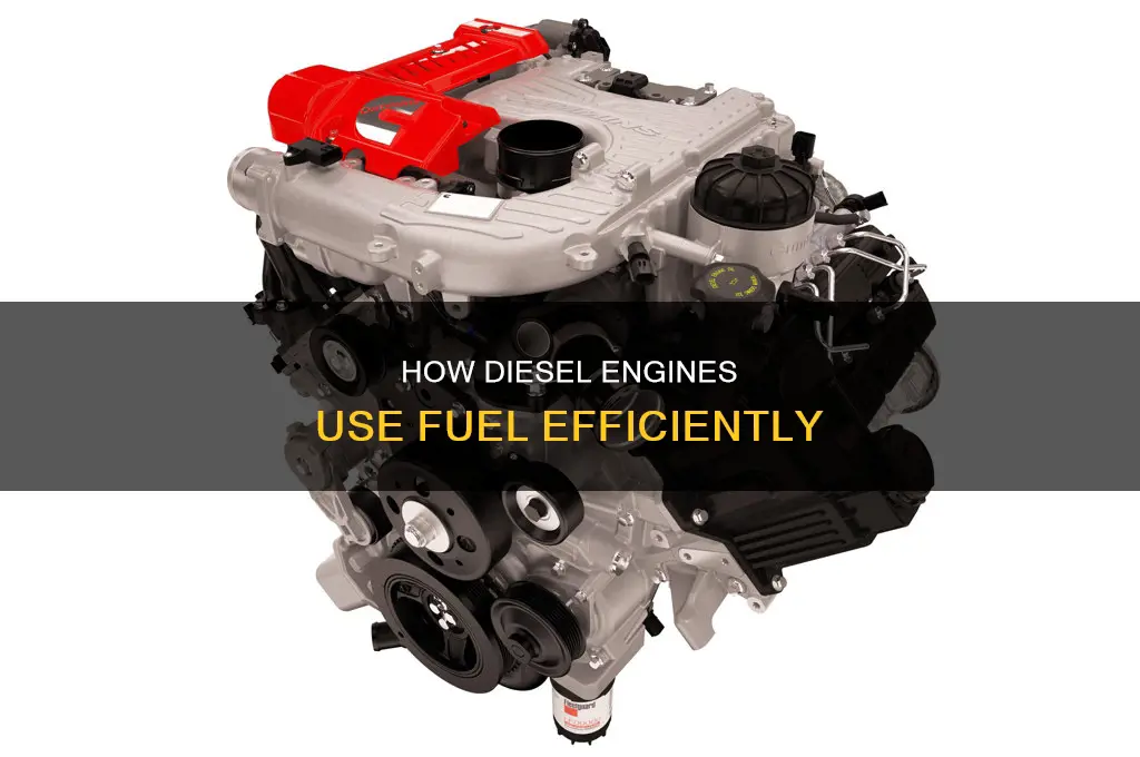 does a diesel truck engine use all the fuel