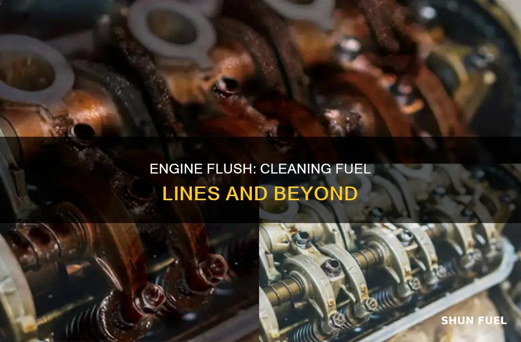 does a engine flush clean fuel lines