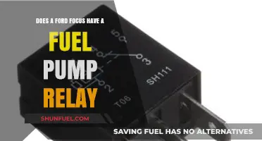 Does a Ford Focus Have a Fuel Pump Relay?