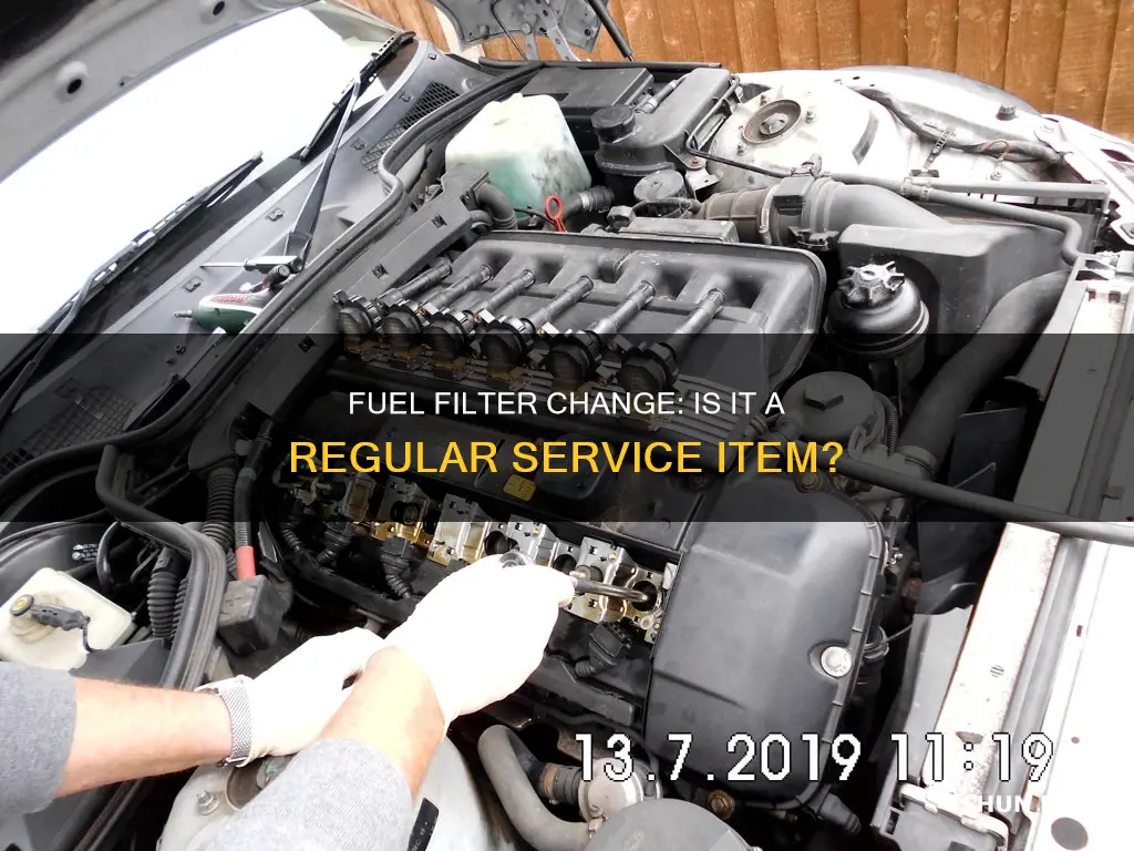 does a fuel filter get changed in a service