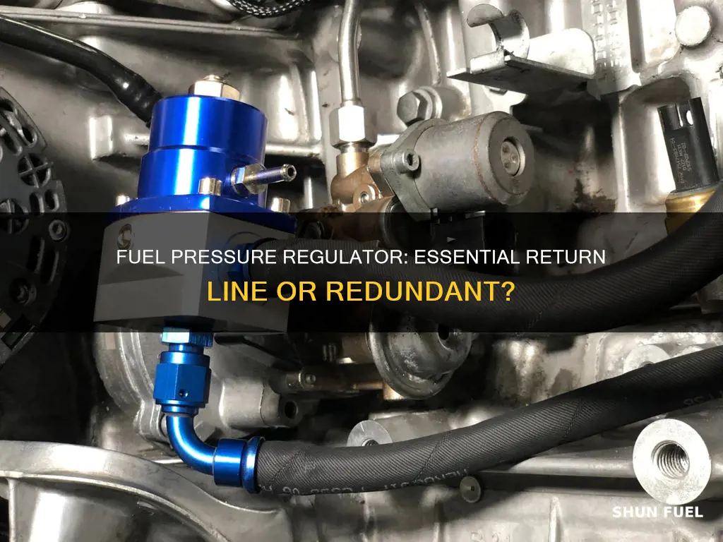 does a fuel pressure regulator need a return line