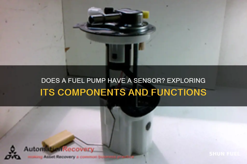 does a fuel pump have a sensor