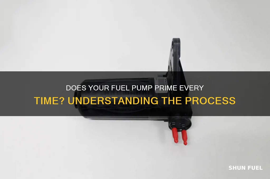 does a fuel pump prime every time