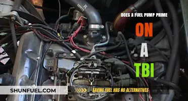 Does a Fuel Pump Prime on a TBI System?