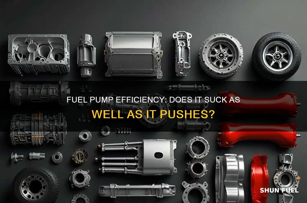 does a fuel pump suck as good as it pushes