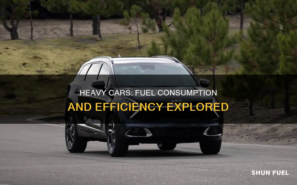 does a heavy car use more fuel