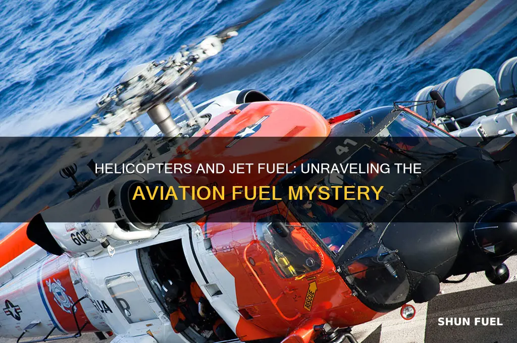 does a helicopter use jet fuel