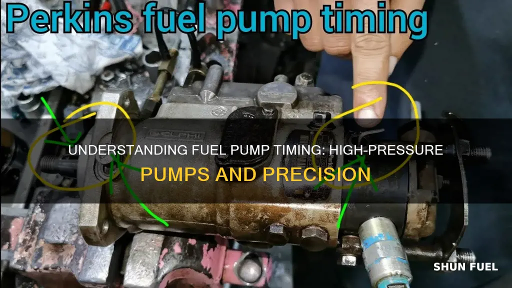 does a high pressure fuel pump need to be timed