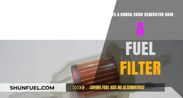 Honda 2000 Generators: Fuel Filter or Not?