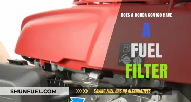 Fuel Filter on a Honda GCV160: Where Is It?