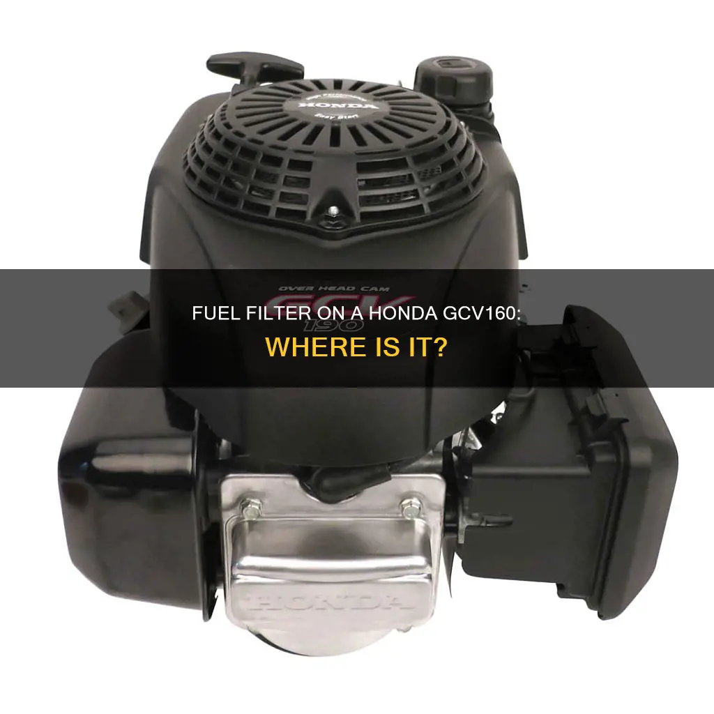does a honda gcv160 have a fuel filter