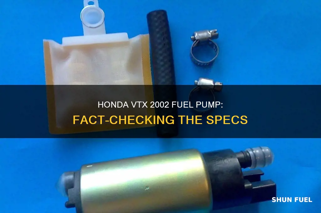 does a honda vtx 2002 have a fuel pump