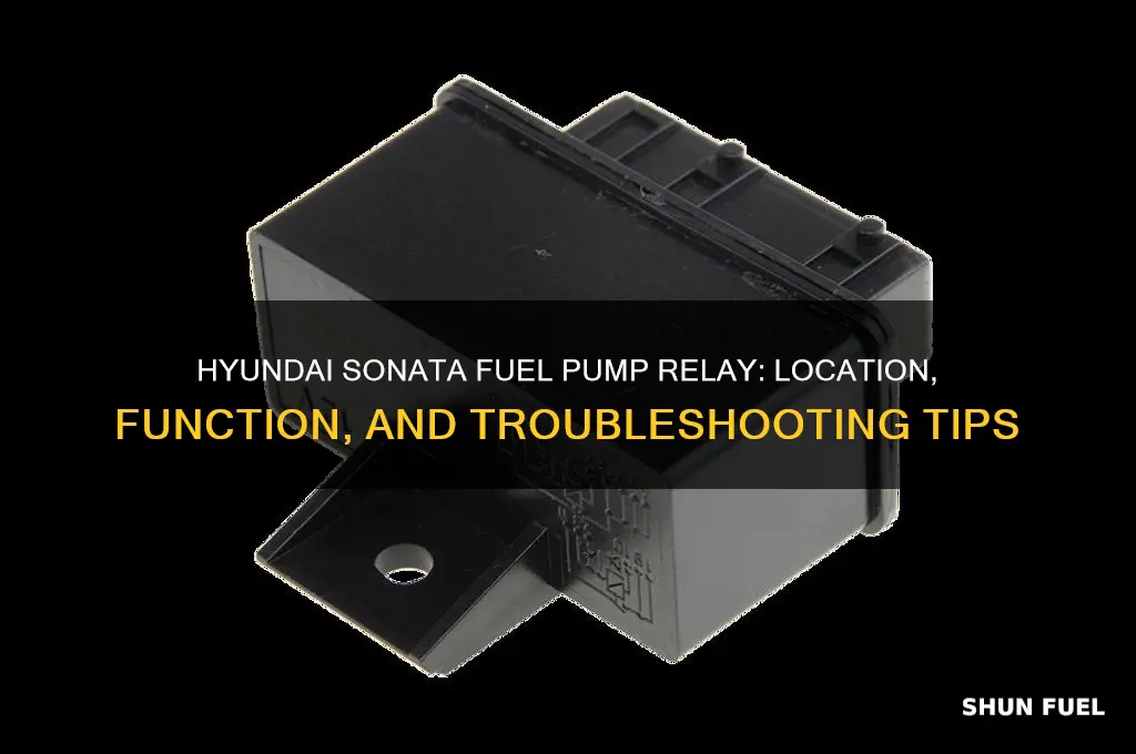 does a hyundai sonnata have a fuel pump relay