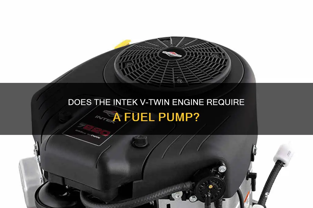 does a intek v twin have a fuel pump