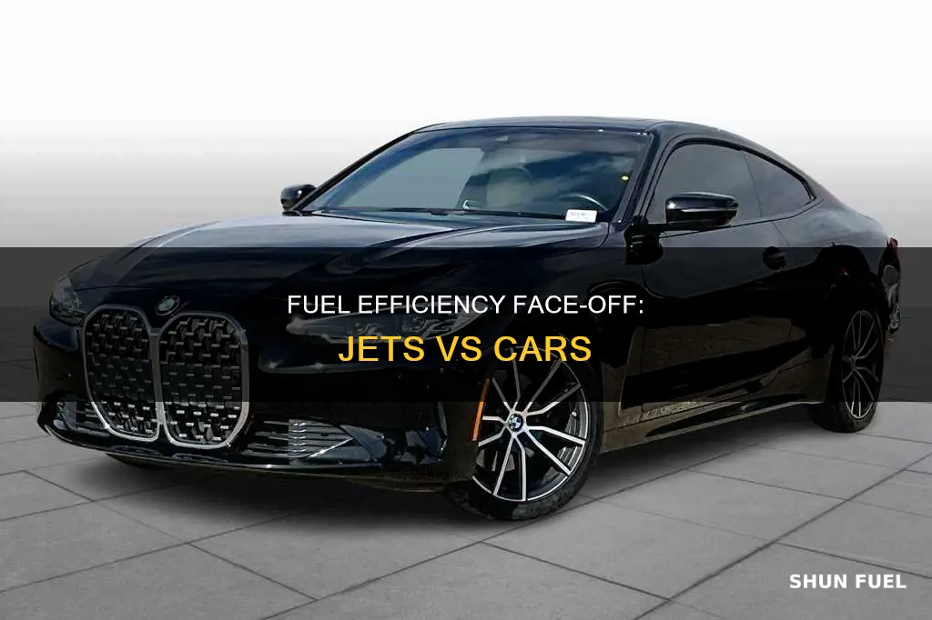 does a jet or a car have better fuel economy