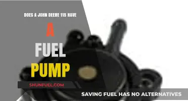 John Deere 115 Fuel Pump: Does It Have One?