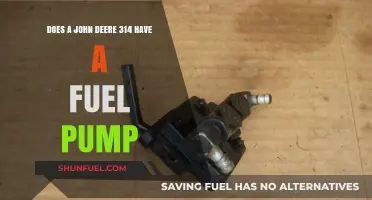 John Deere 314 Fuel Pump: Does It Exist and How It Works