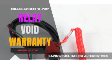 Does Installing a Kill Switch on Fuel Pump Relay Void Warranty?