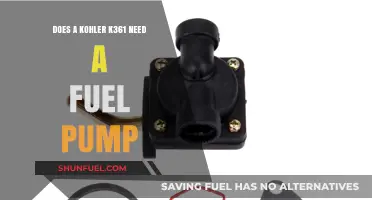 Kohler K361 Fuel Pump Requirement: Essential or Optional?
