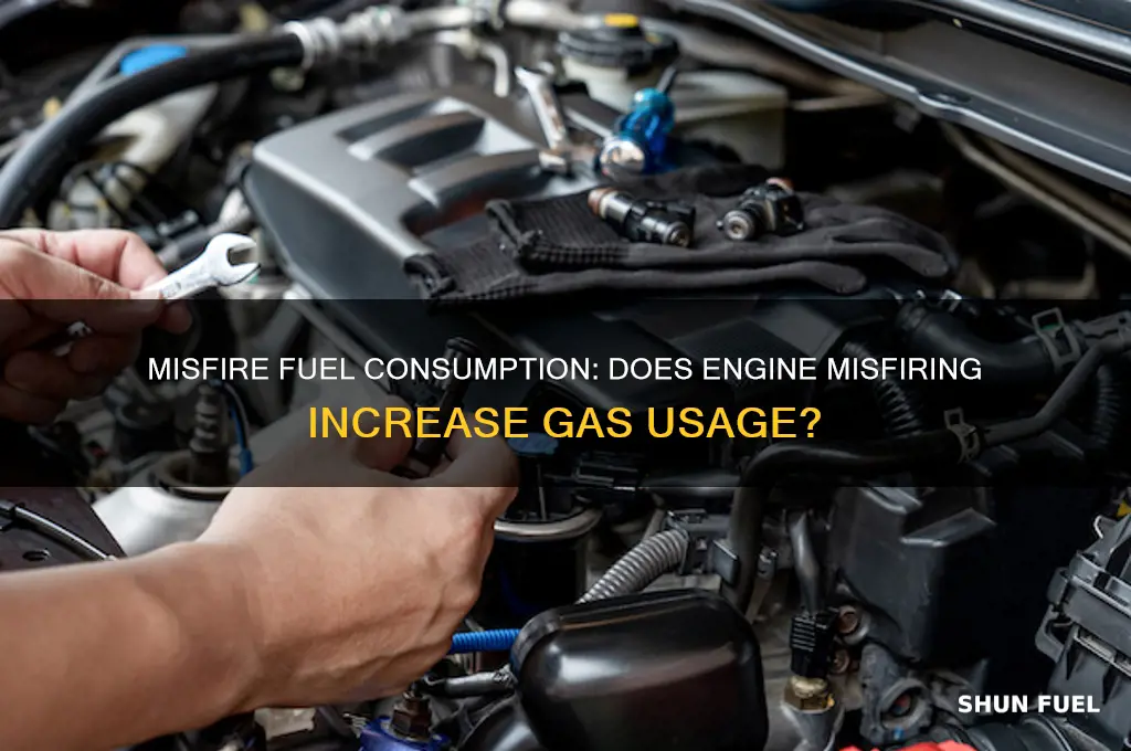 does a misfire use more fuel
